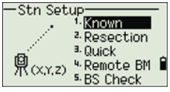 stn setup