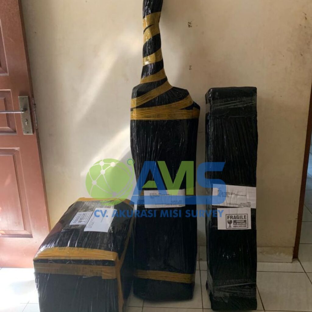 Pengiriman Total Station Topcon GM 55 Bekas